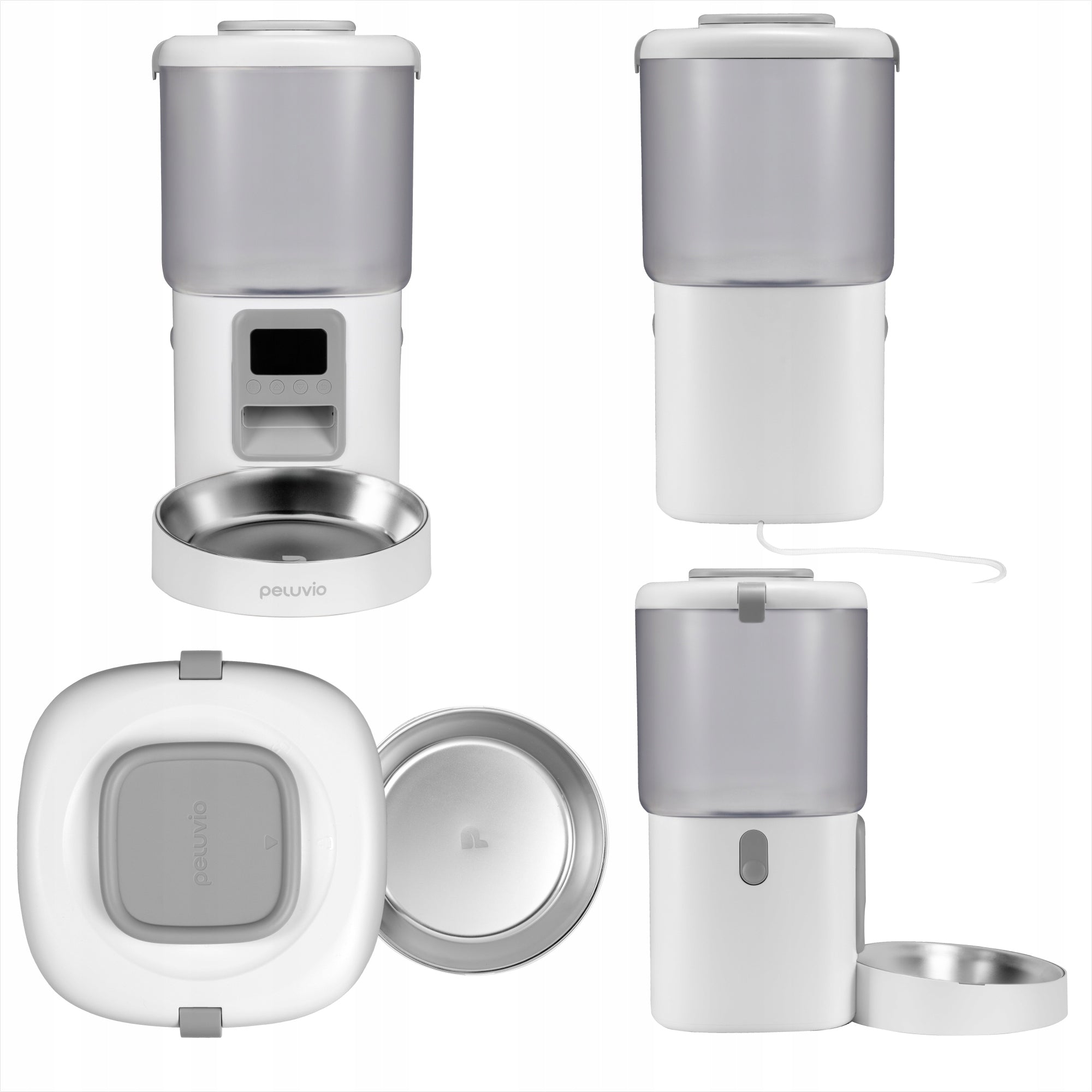 Automatic feeder dry dog food dispenser 4,5Lmiska Peluvio Crispy Packaging status original