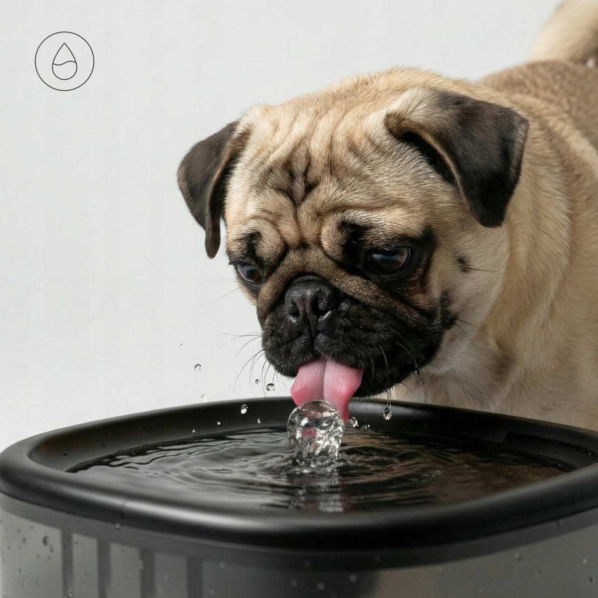 Automatic food dispenser 4,5L+water fountain 2,5L WI-FI Peluvio Feast Manufacturer code Dozownik karmy + fontanna na wodę