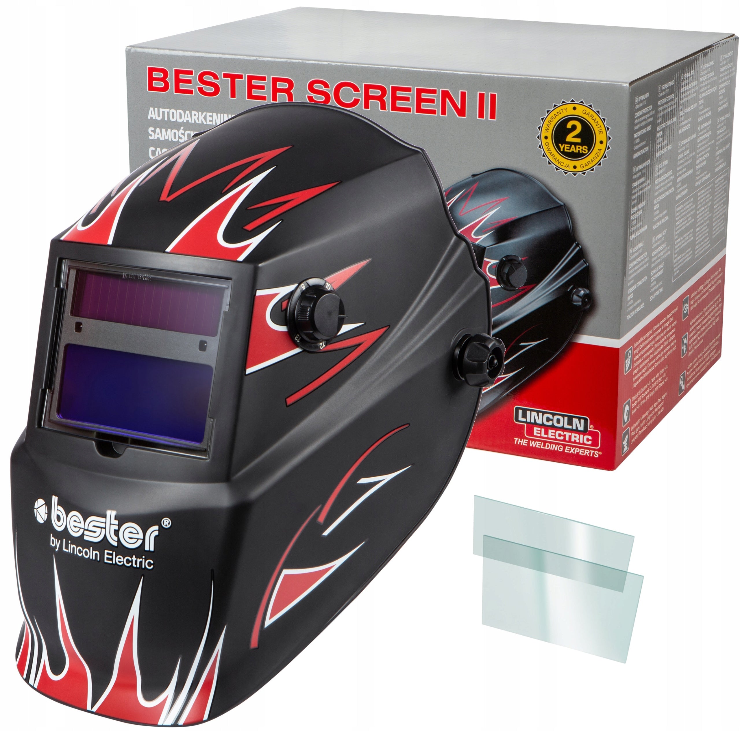 Automatic self-tinting welding visor Bester Screen II Medical device no