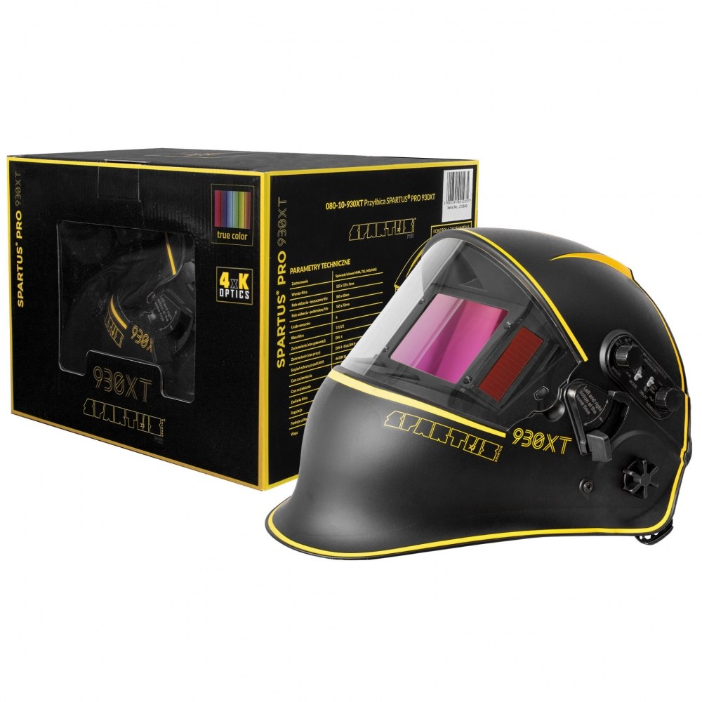 Automatic welding visor SPARTUS Pro 930XT TrueColor Packaging status original