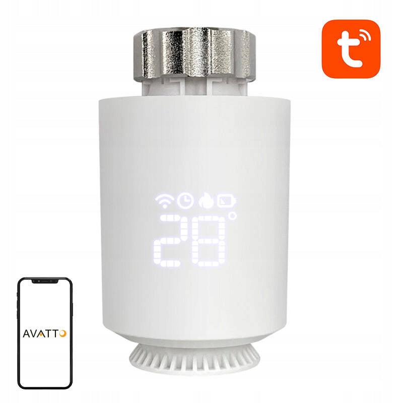 Avatto TRV06 Zigbee 3.0 TUYA Smart Thermostatic Head