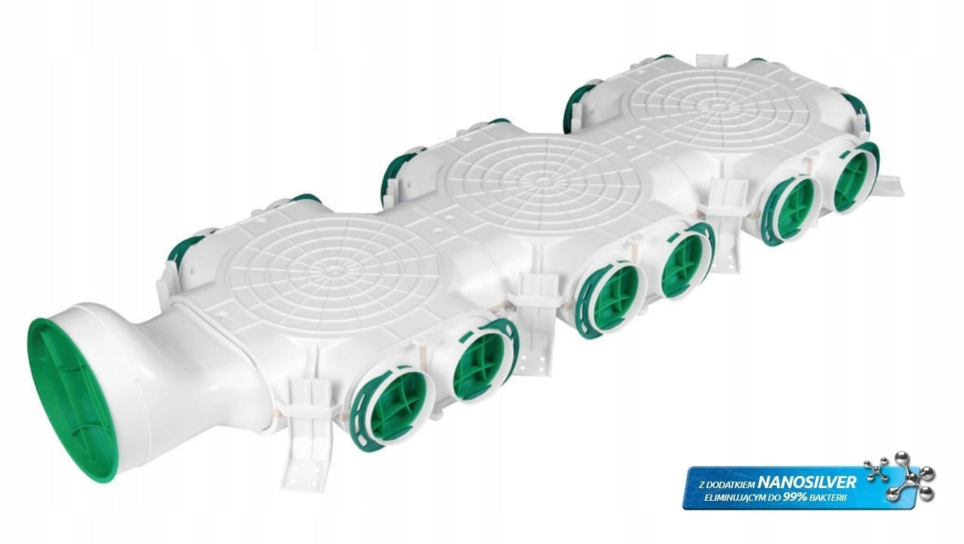 Awenta distribution box with side connection Ø 160-14x75 recuperation