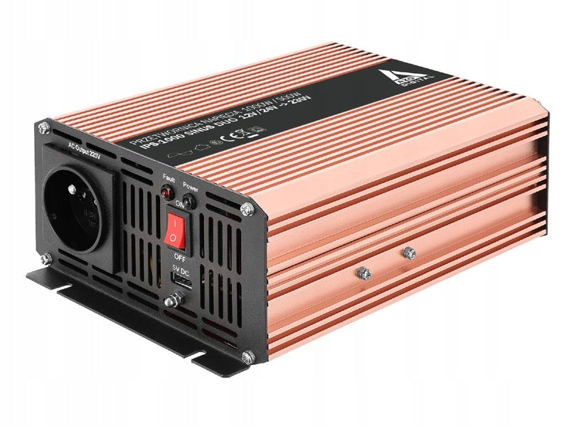 Azo Car Voltage Converter DUO 1000W Sinus 12/24V