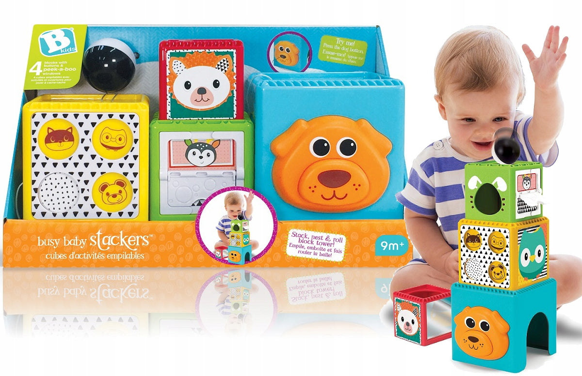 B-Kids Happy blocks for toddlers - pyramid