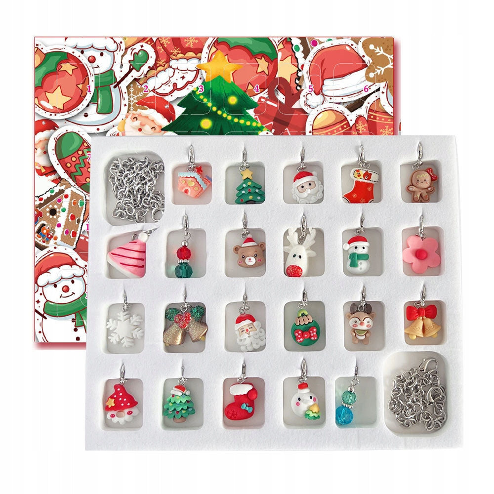 B9 ADVENT CALENDAR FOR CHILDREN GIRLS JEWELRY PENDANTS HOLIDAYS