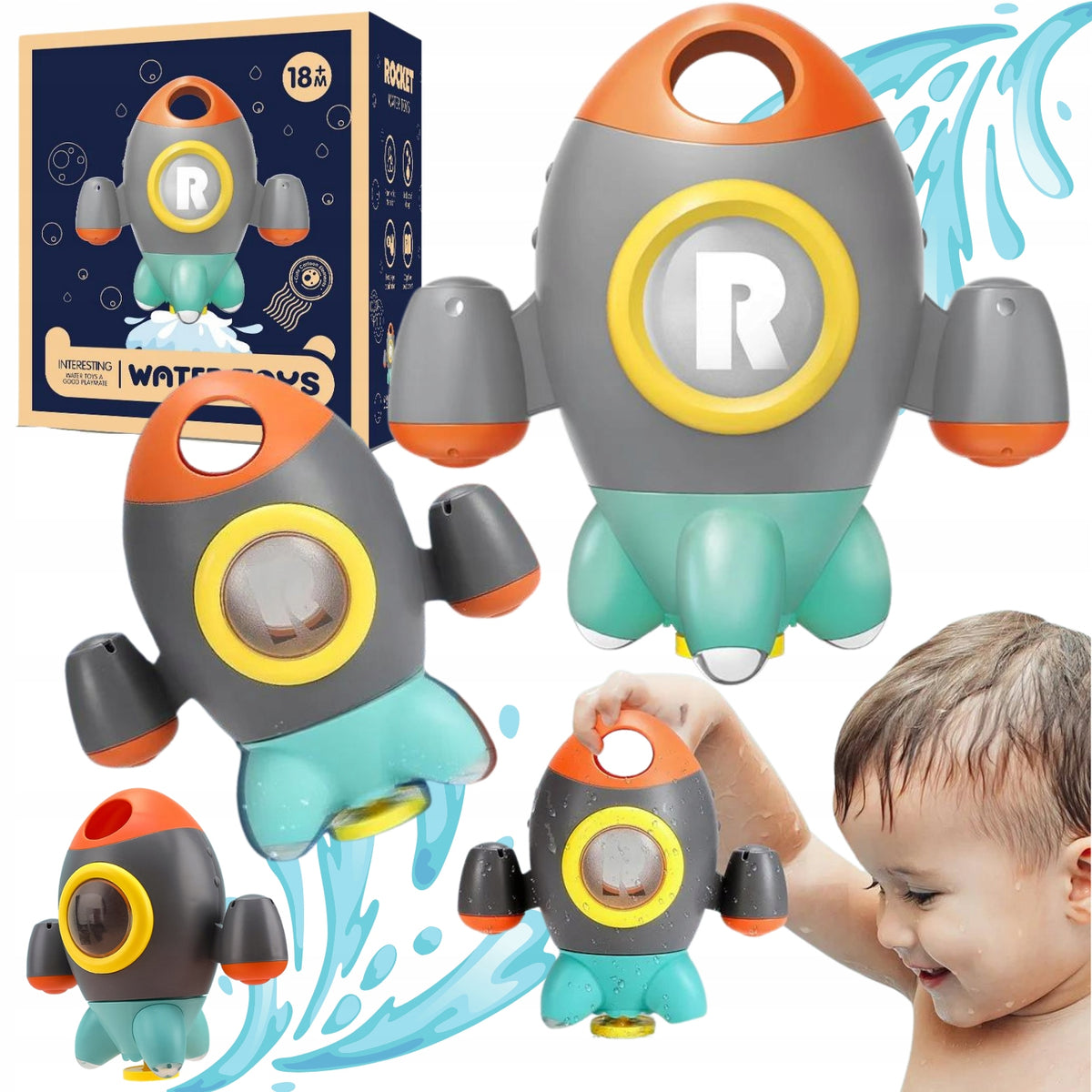BABY BATH TOY FOR WATER BATHTUB WATER TOY FOUNTAIN 18M+ Brand ProNice