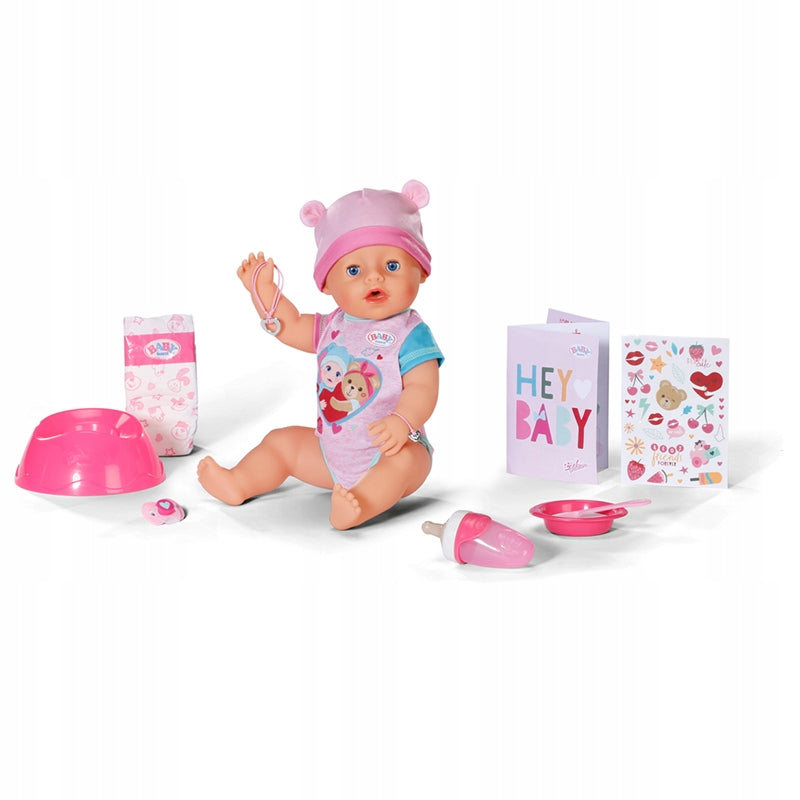 BABY BORN DOLL EMMA 43 CM BABY INTERACTIVE REALISTIC ACCESSORIES 3+ Manufacturer code 834800