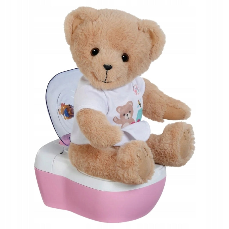 BABY BORN INTERACTIVE TOILET FOR DOLLS POTTY PLAYS MUSIC DRESSING TABLE SET Brand Baby Born