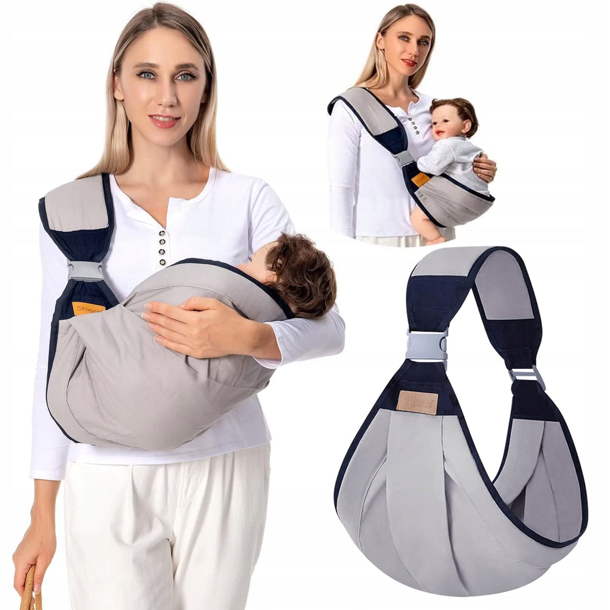 BABY CARRIER ERGONOMIC HIP CARRIER 20KG GREY