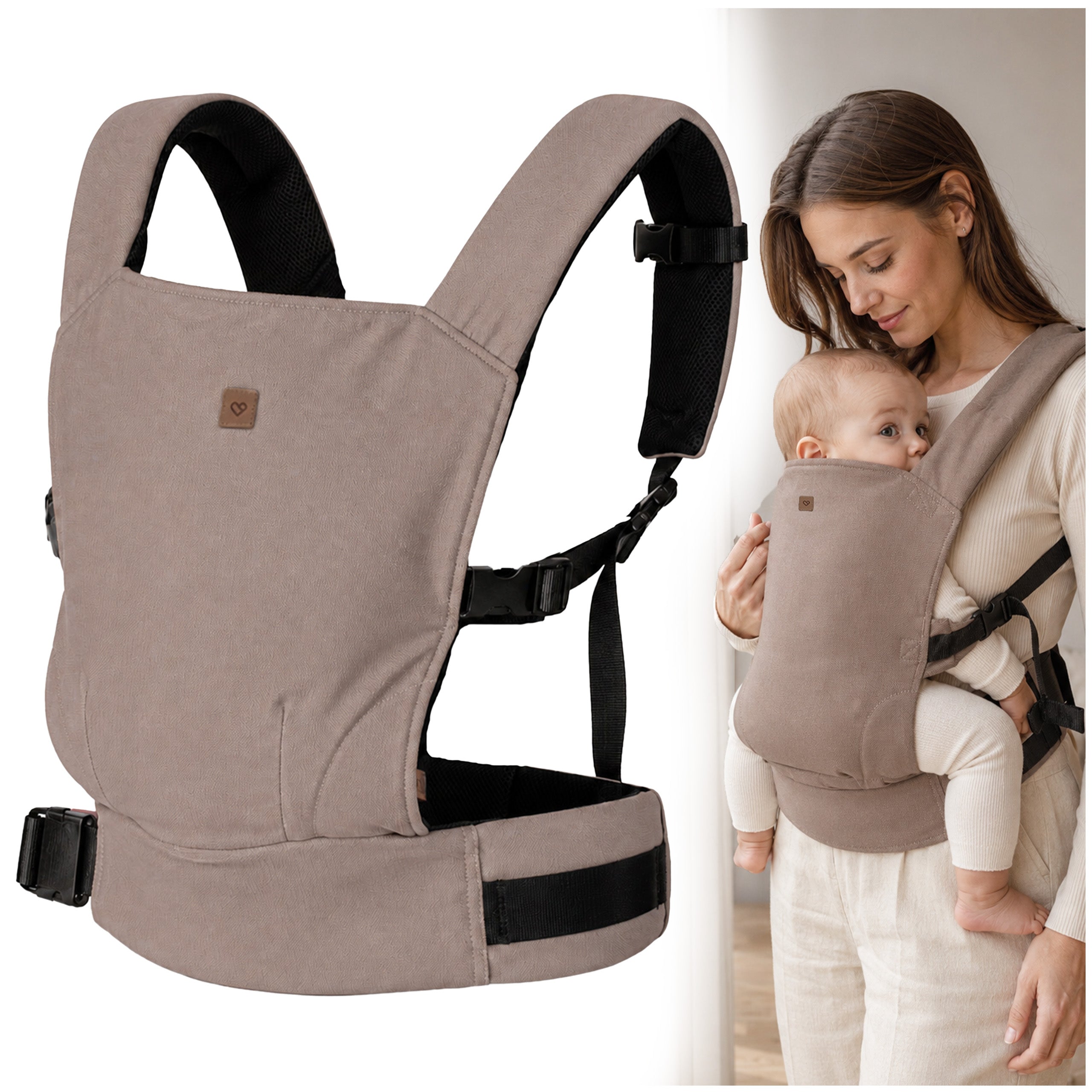 BABY CARRIER FOR CHILDREN ADJUSTABLE BREATHABLE BABYFLOW AIR ZAFFIRO