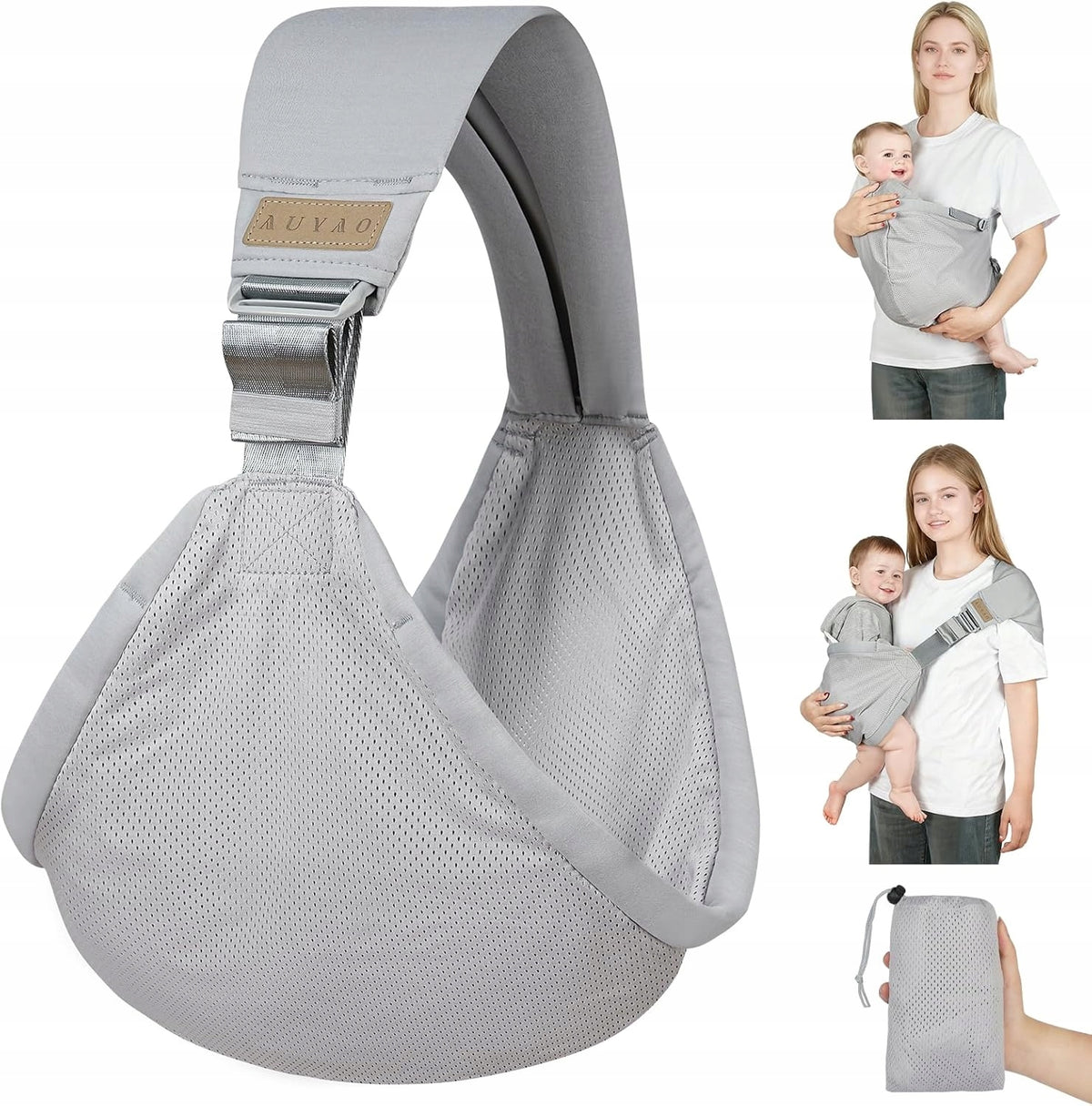 BABY CARRIER INFANT ADJUSTABLE ERGONOMIC WRAP UP TO 15kg