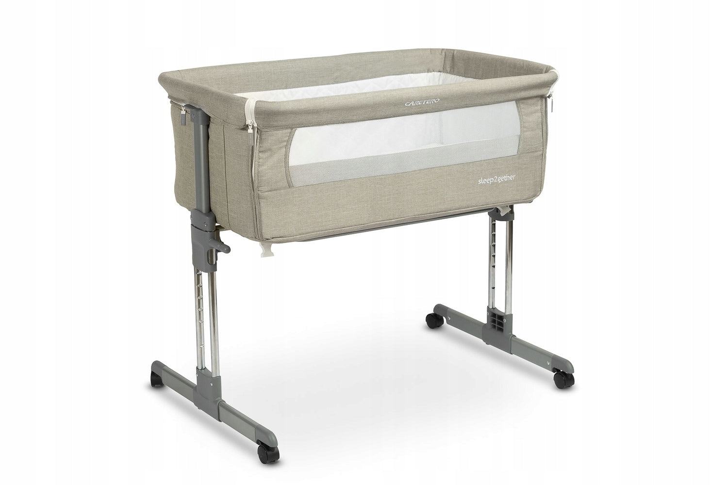 BABY COT TRAVEL COT FREESTANDING 2IN1 WHEELS