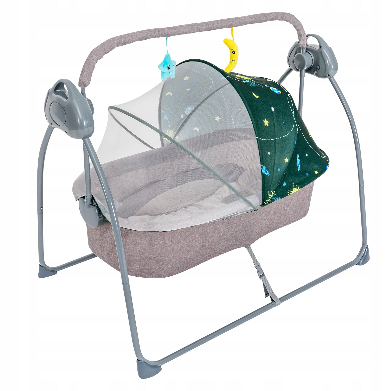 BABY CRADLE SWING 5 SPEED AUTO ROCKING CHAIR BED FOR 0-18 MONTHS