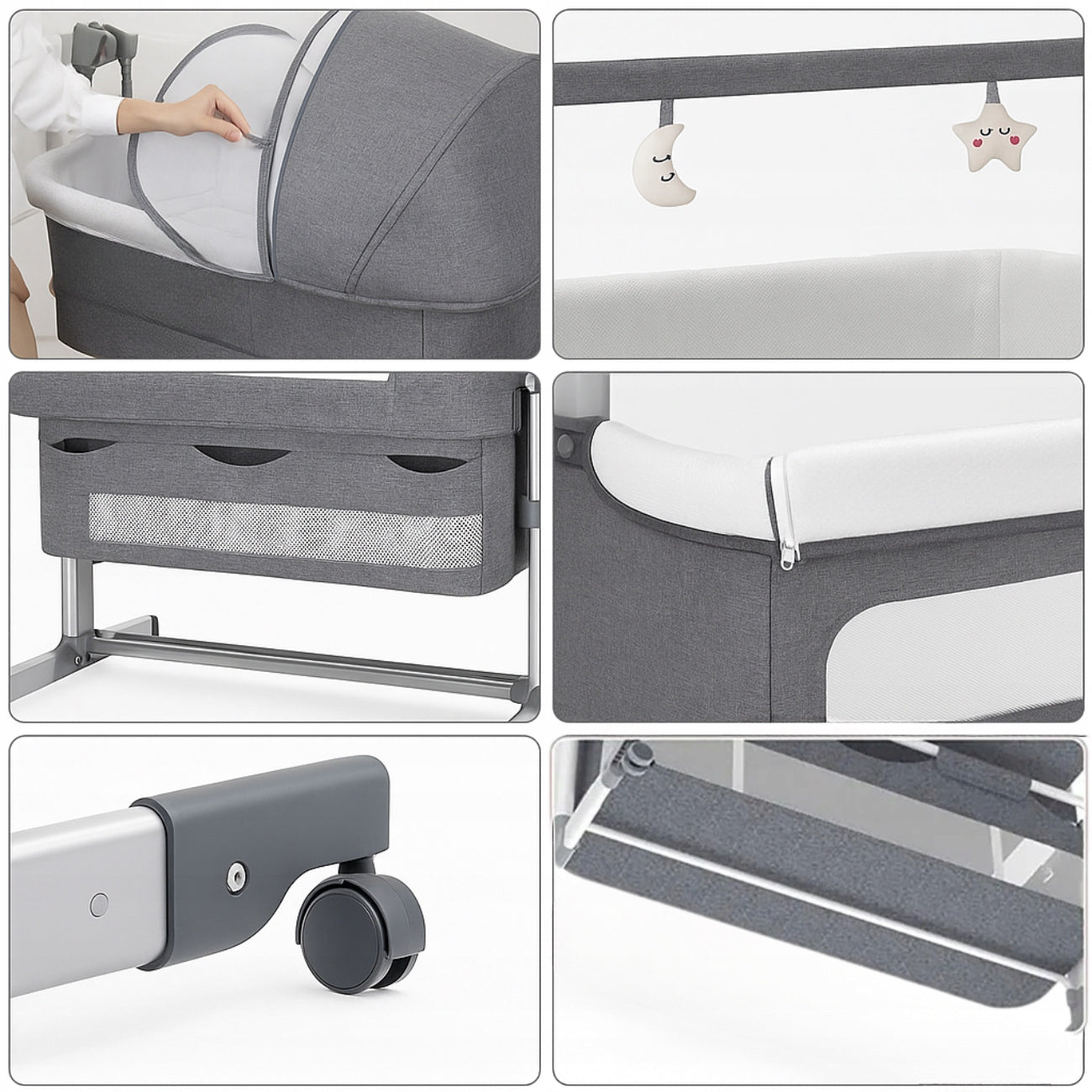 BABY CRIB AUTOMATICALLY ROCKING BABY + PLAYING MUSIC Packaging status original