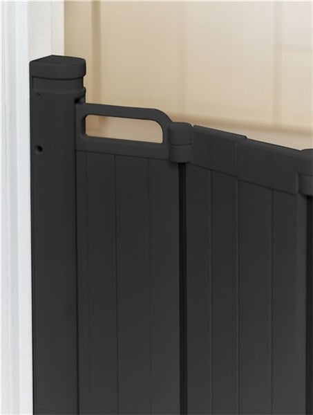 BABY DAN Protective Gate Alma Automatic Folding Thresholdless Black Brand no brand