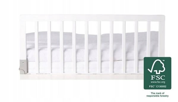 BABY DAN Wooden removable bed railing 90x45 cm FSC Packaging status original