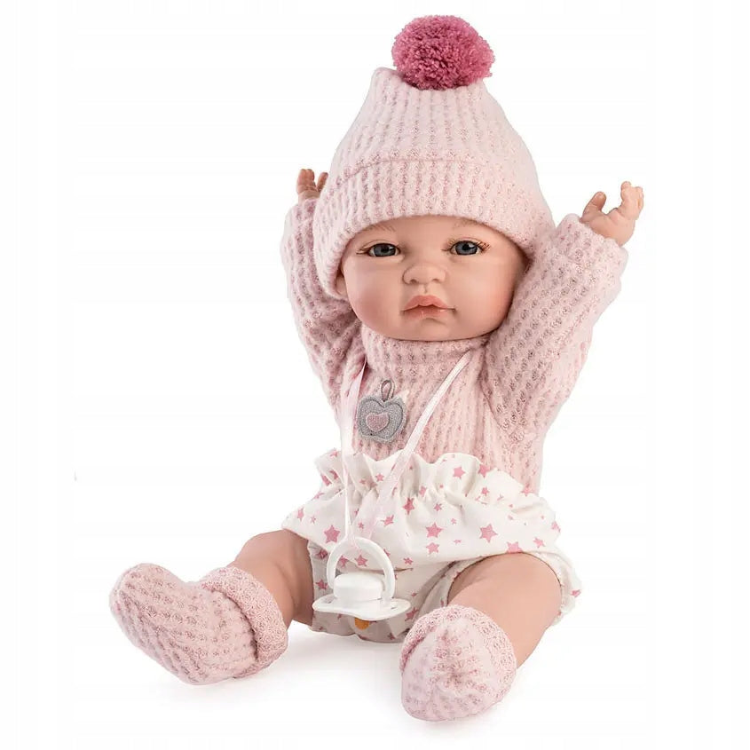 BABY DOLL IN BABY CARRIER 34 CM SPANISH Packaging status original