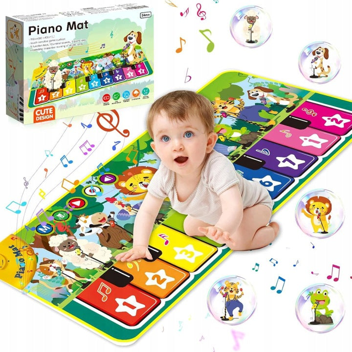 BABY FLOOR PIANO INTERACTIVE VOLUME MODES 9 TONS GIFT