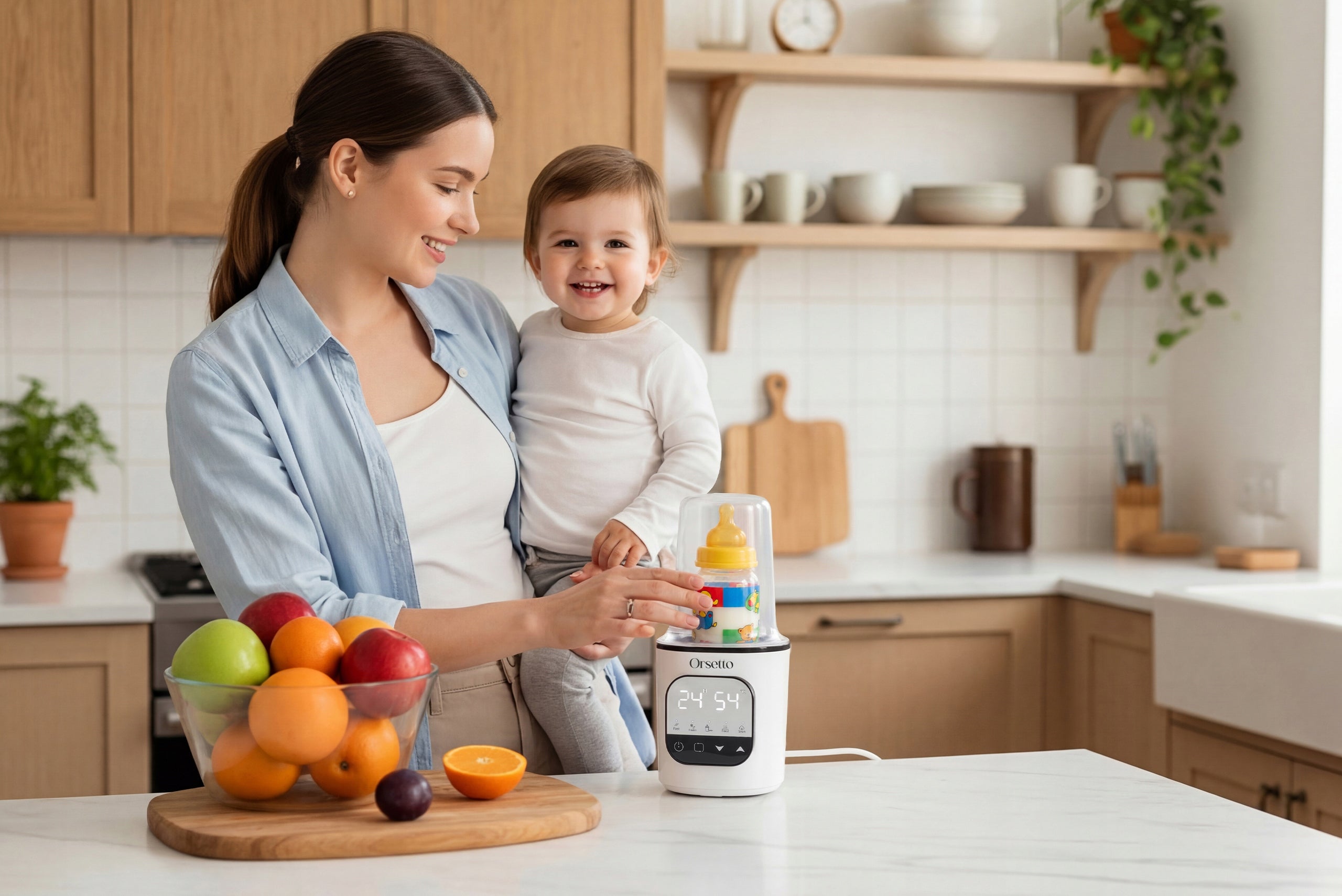 BABY MILK BOTTLE WARMER MULTIFUNCTIONAL GUSTO 5IN1 Kind multifunctional