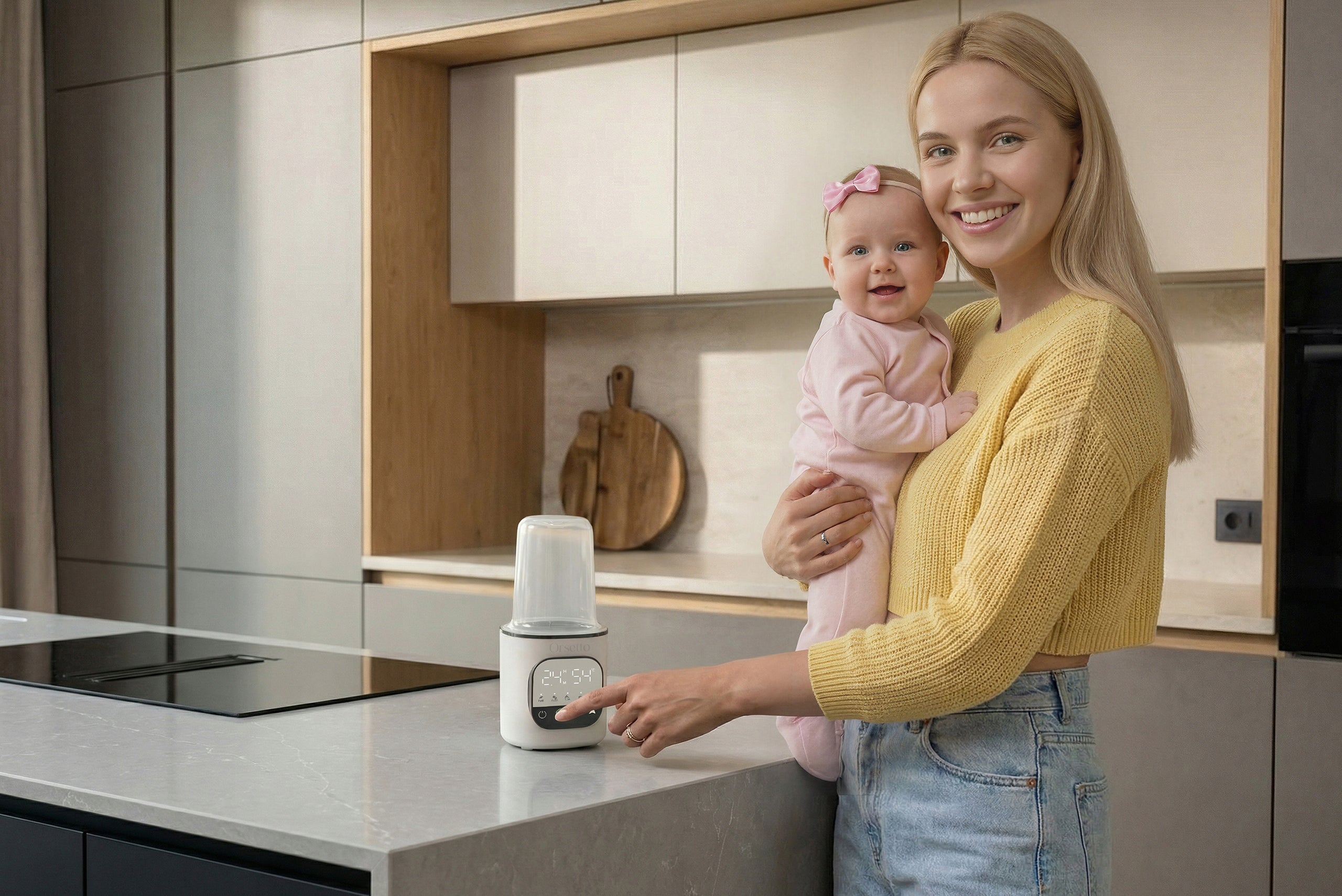 BABY MILK BOTTLE WARMER MULTIFUNCTIONAL NOVA 5IN1 Brand Harmony