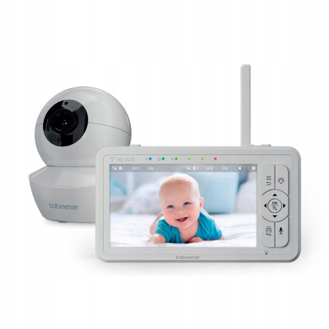 BABY MONITOR BABYSENSE HDS2 CAMERA SCREEN 5" NIGHT MODE VOX WITHOUT WIFI