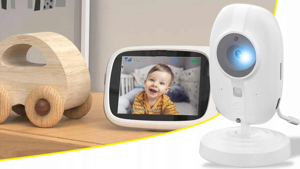 BABY MONITOR LIVE CAMERA NIGHT MODE THERMOMETER IPS HD 2000MAH Manufacturer code Mat-Med5908455913836