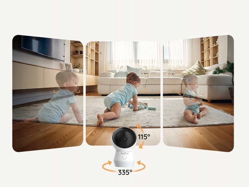 BABY MONITOR WITH CAMERA 5G WIFI ROTATING 4MP MONITOR LCD 5.5" 4XZOOM Medical device no