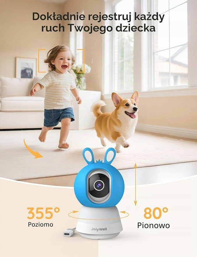 BABY MONITOR WITH CAMERA AND APP 5" IPS VOX ROTATING SMART Manufacturer code Kamera Niania TUYA