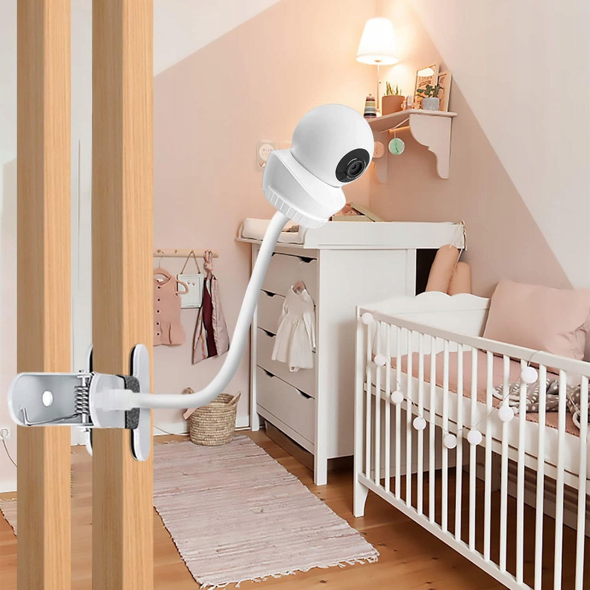 BABY MONITORING ADJUSTABLE HOLDER 40CM WHITE 1/4" FLEXIBLE Packaging status original