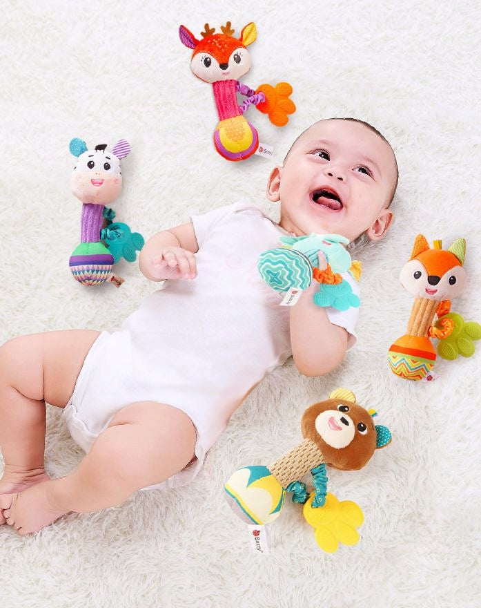 BABY RATTLES SENSORY SOZZY FOX Manufacturer code TL1178000458 N8/19