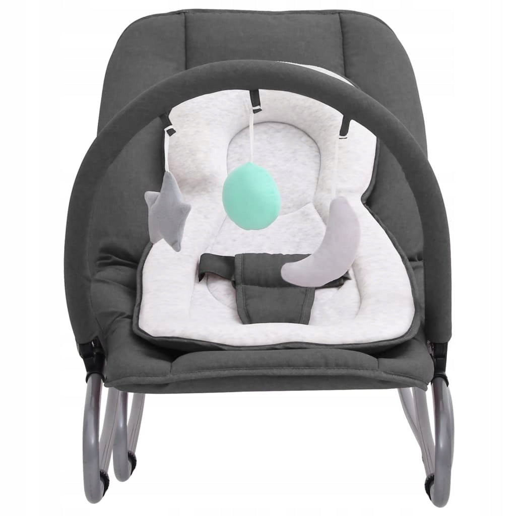 BABY ROCKER ANTHRACITE STEEL Brand VidaXL