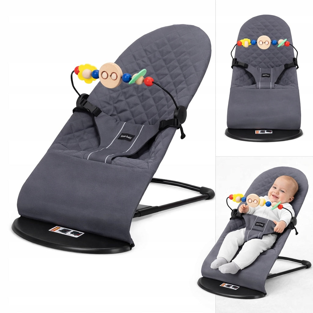 BABY ROCKER LOUNGER ADJUSTABLE 3 POSITIONS FOR BABY Manufacturer code leżak dla dzieci bujaczek