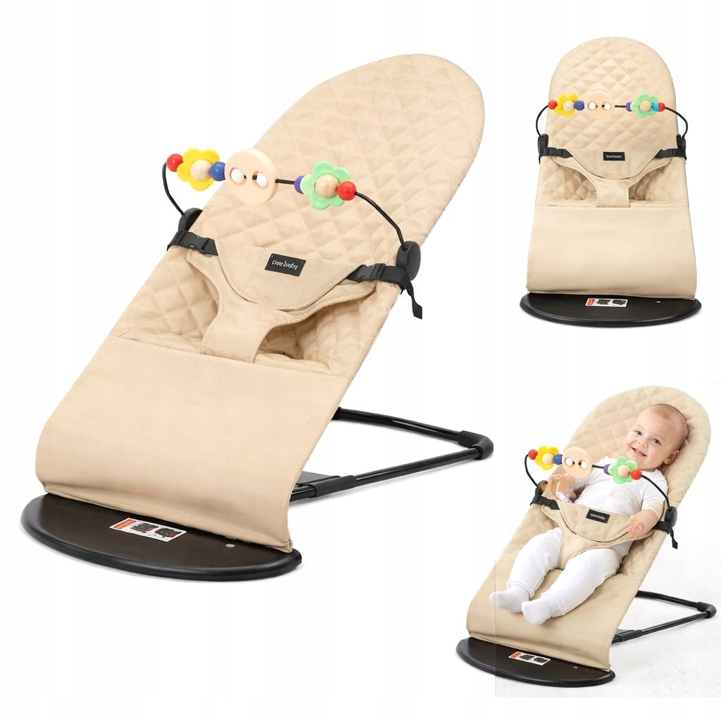 BABY ROCKER LOUNGER ADJUSTABLE 3 POSITIONS FOR BABY Packaging status original