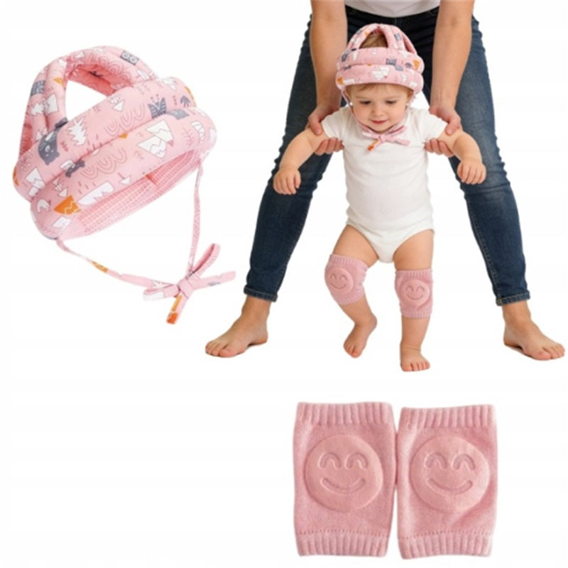 BABY SAFETY HELMET FOR WALKING AND CRAWLING, FREEBIE ELBOWS Packaging status original