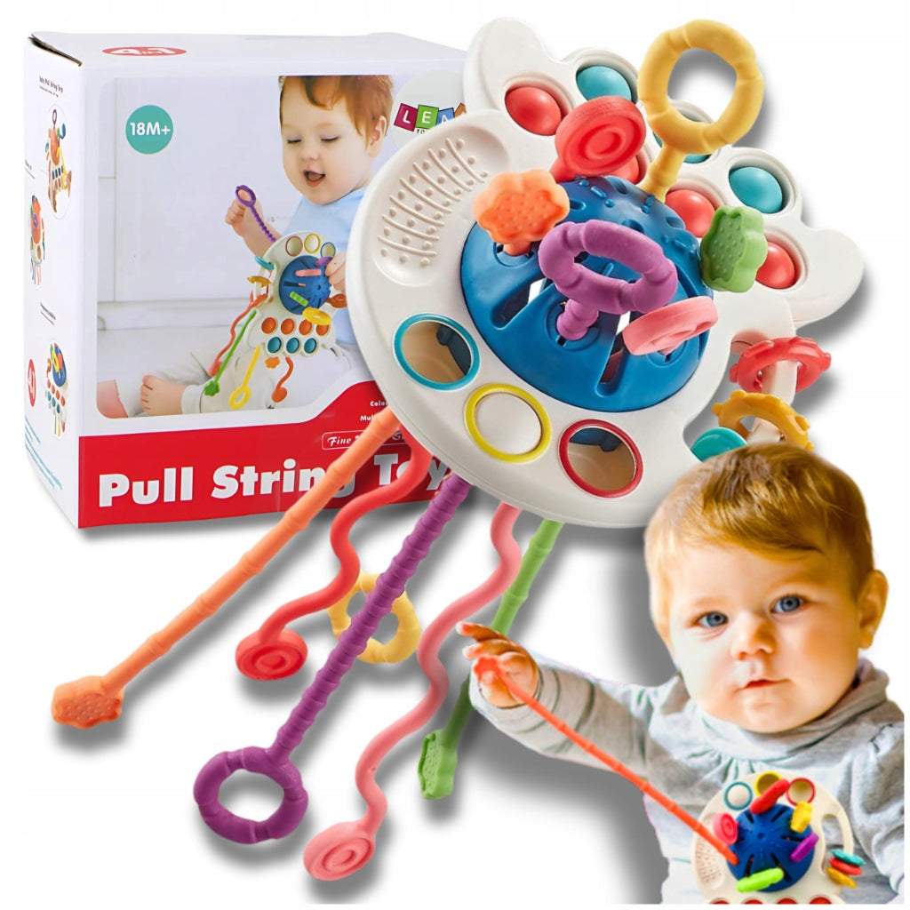 BABY SENSORY TOY 4 in 1 OCTOPUS BABY SENSE DEVELOPMENT