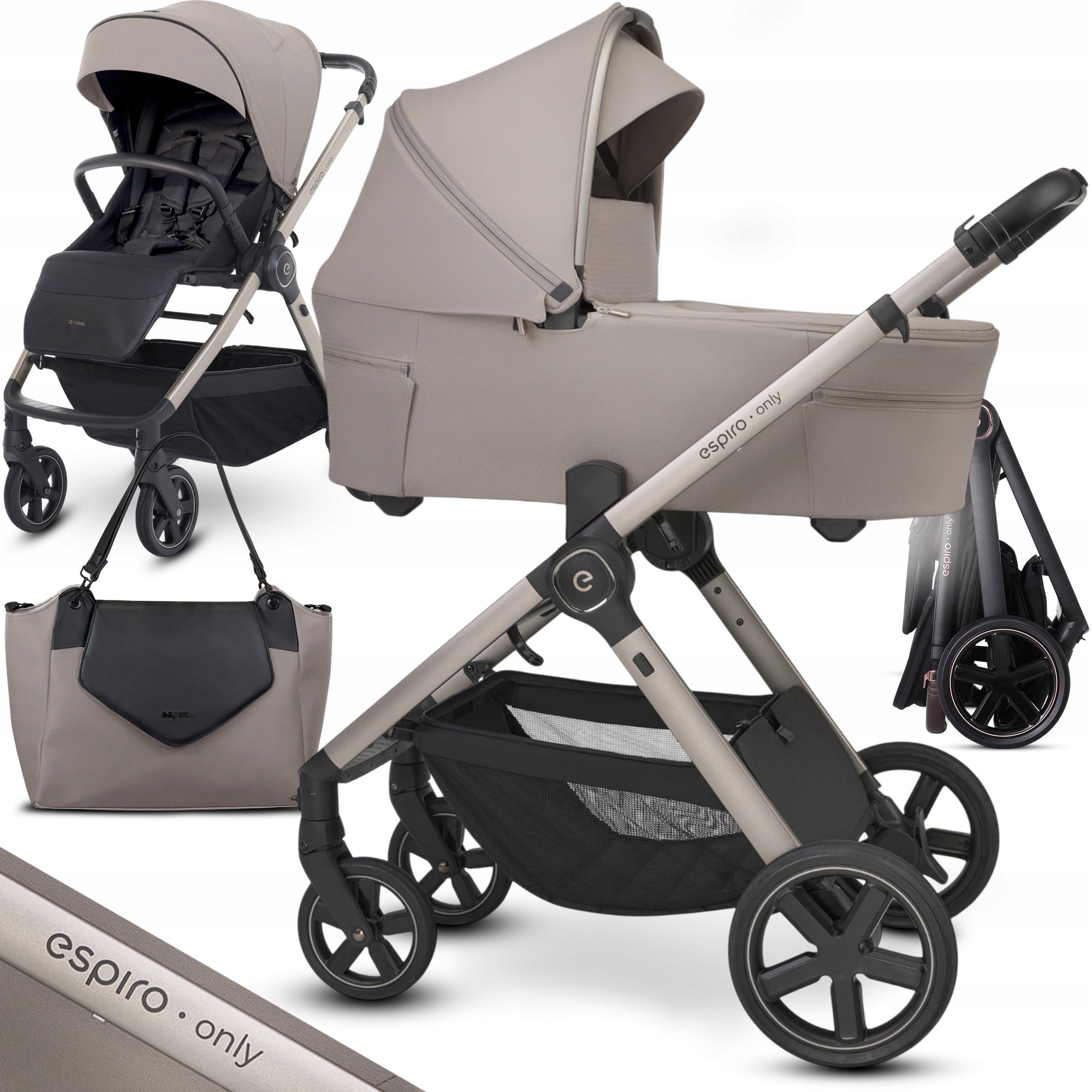 BABY STROLLER 2IN1 MULTIFUNCTIONAL ESPIRO ONLY STROLLER GONDOLA FOLDING