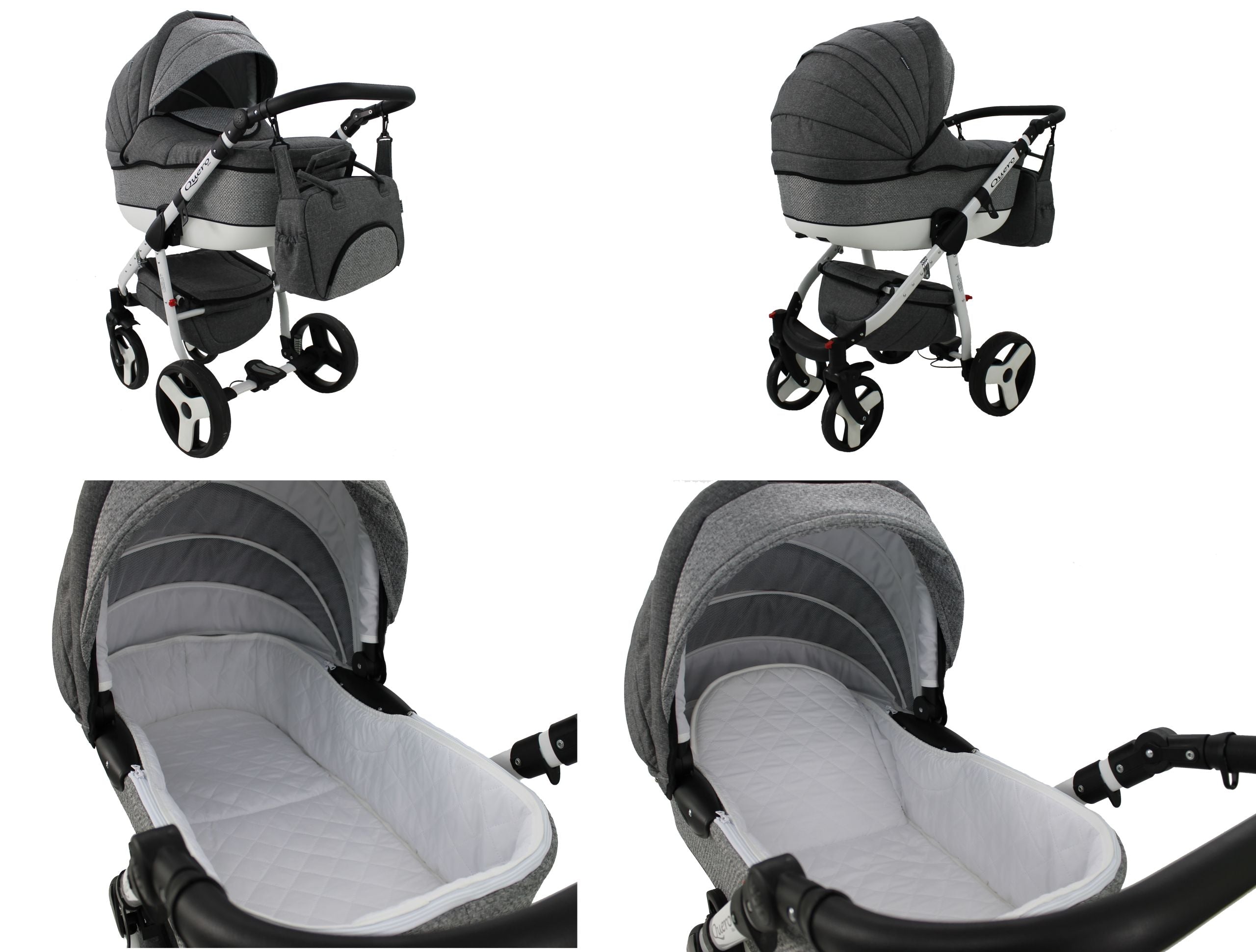 BABY STROLLER QUERO alu 3WI KAREX BAG UMBRELLA Brand Karex