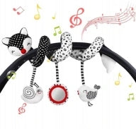 BABY STROLLER TOY BABY HANGING SPIRAL BELL TOY