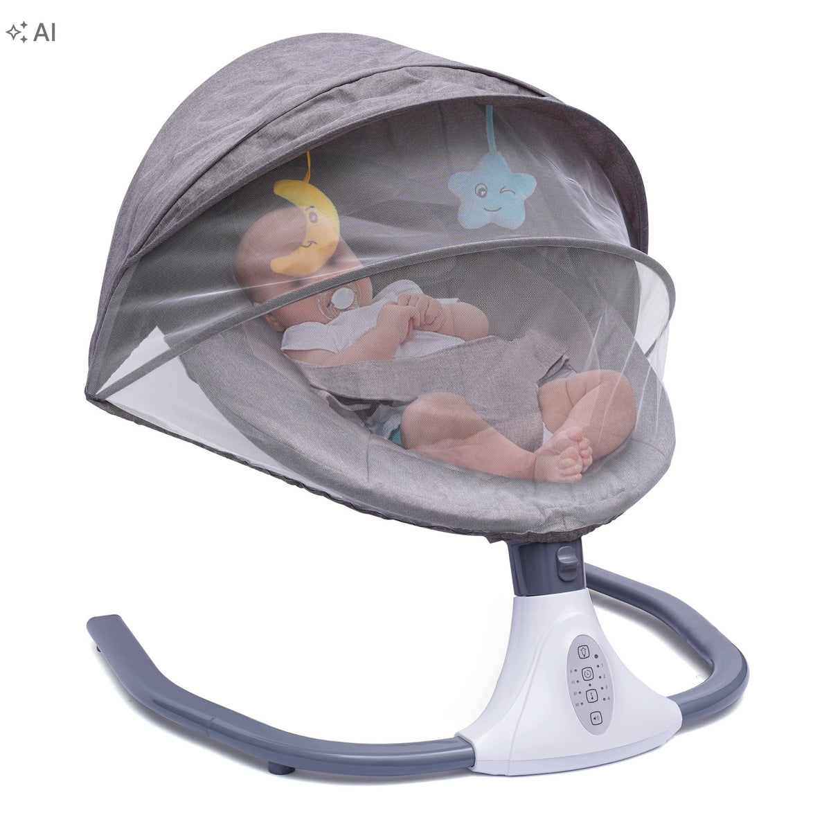 BABY SWING WITH MUSIC ELECTRIC CRADLING BOUNCER BLUETOOTH LOAD 20 KG