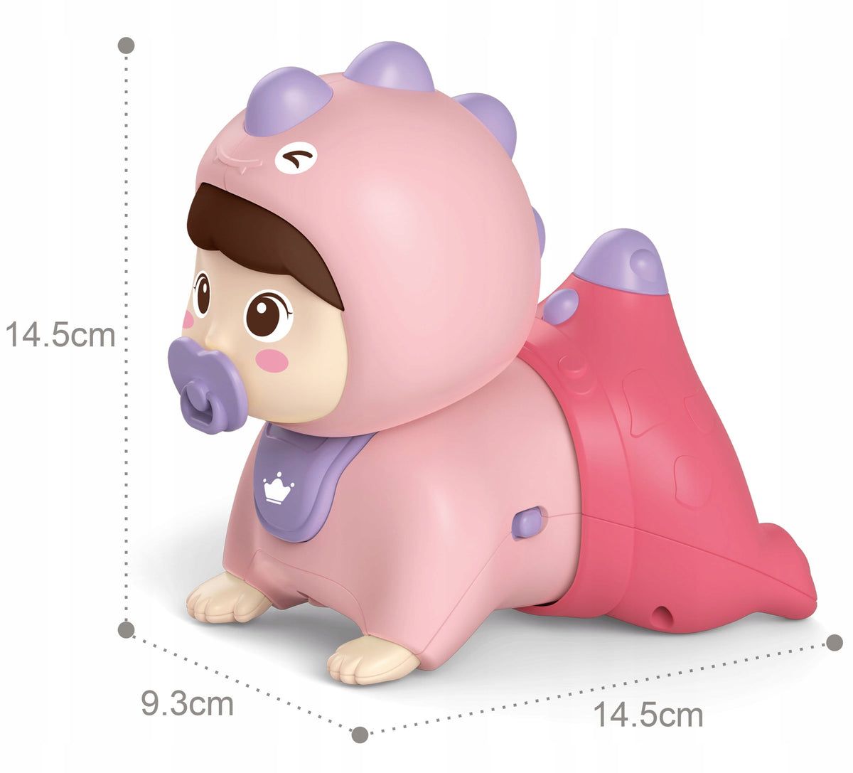 BABY TO LEARN CRAWLING INTERACTIVE TOY FOR CHILDREN LIGHT SOUND Brand Woopie