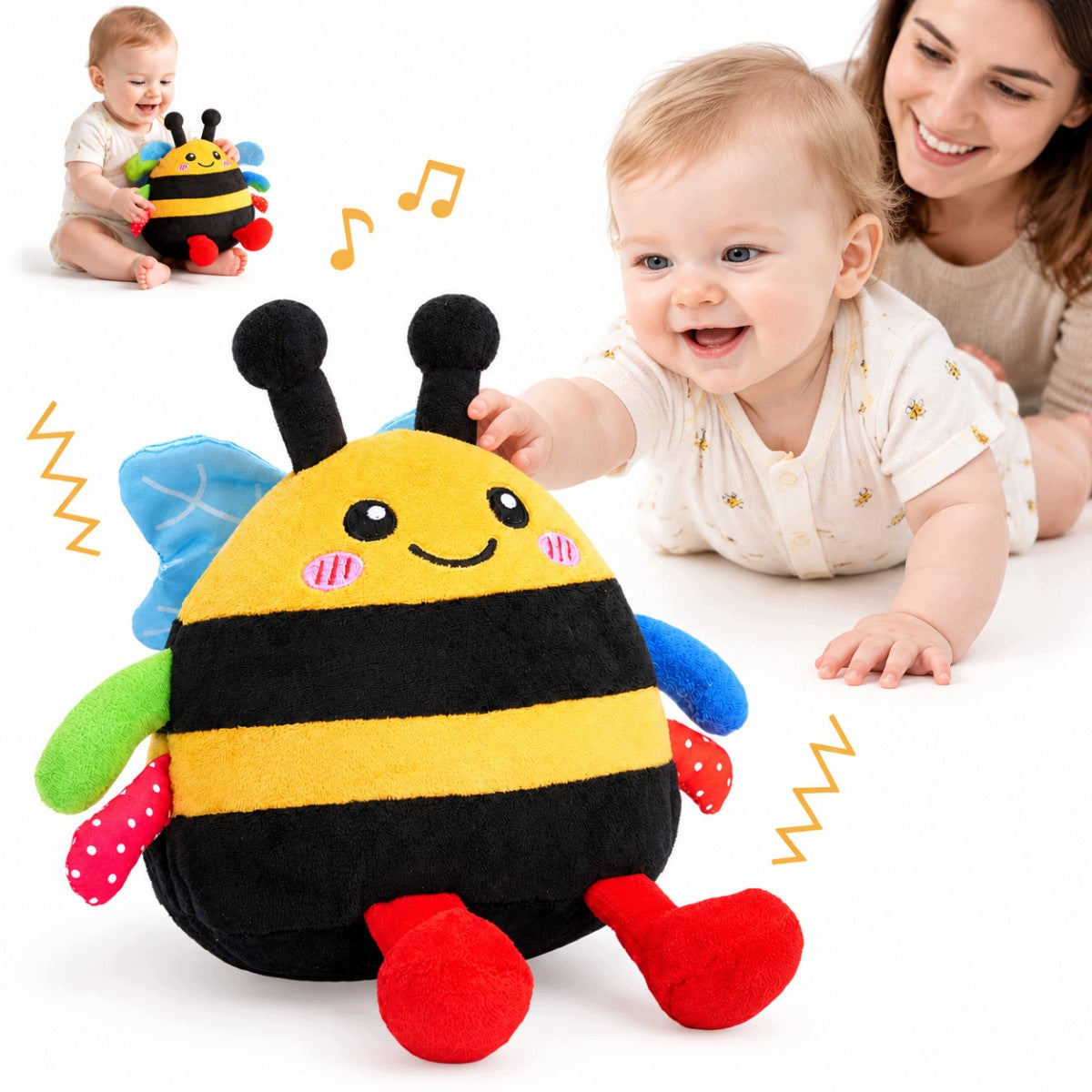 BABY TOY FOR 6 MONTHS INTERACTIVE MUSICAL DANCING BEE