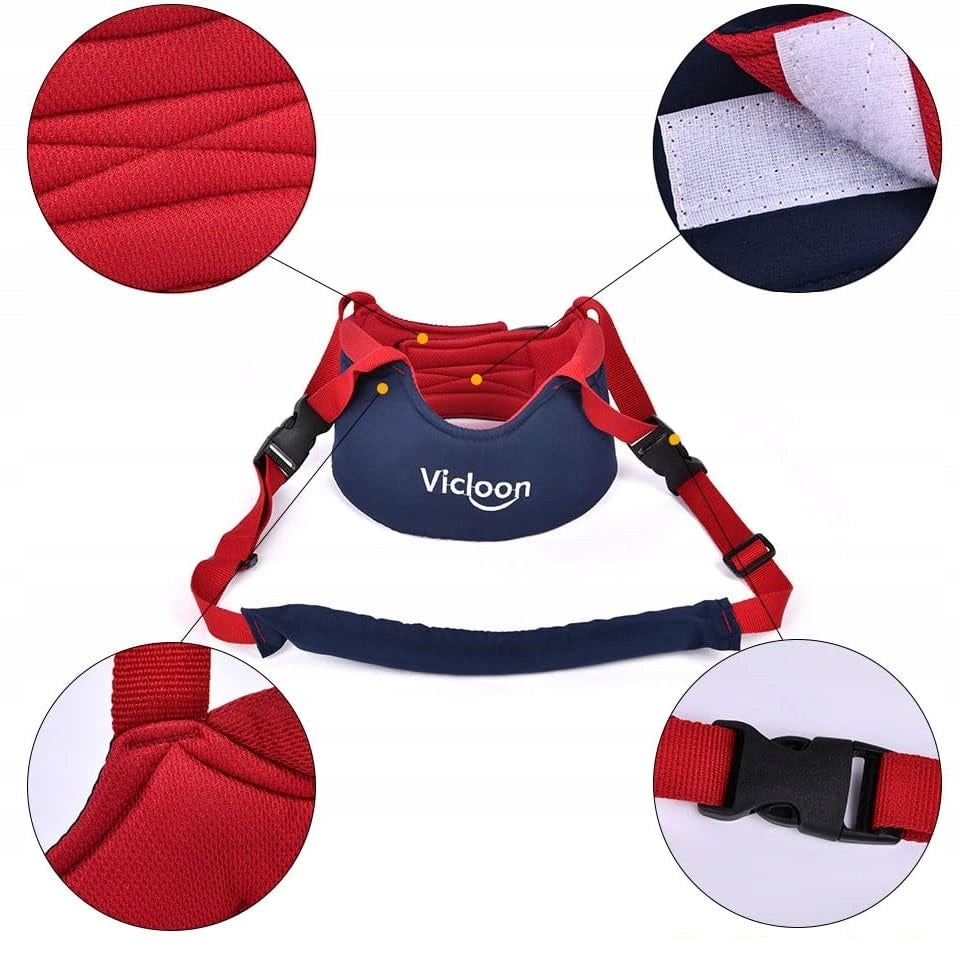 BABY WALKER LEARNING TO WALK FOR BABY HARNESS PROTECTIVE BELT Manufacturer code CZERWONO-NIEBIESKI