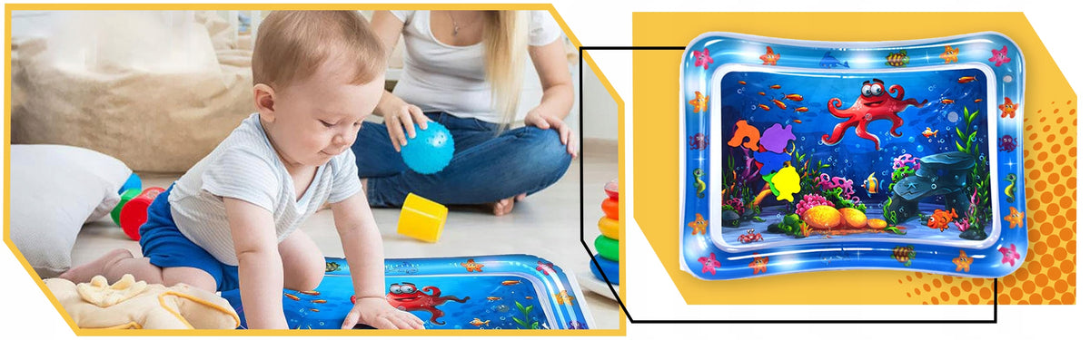 BABY WATER SENSORY MAT MULTICOLOR INFLATABLE XXL EAN (GTIN) 5906700044069