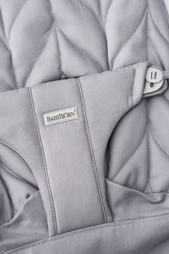 BABYBJORN - Bliss Woven Couch Cover, Light Grey (Petal Quilt) Brand BabyBjörn