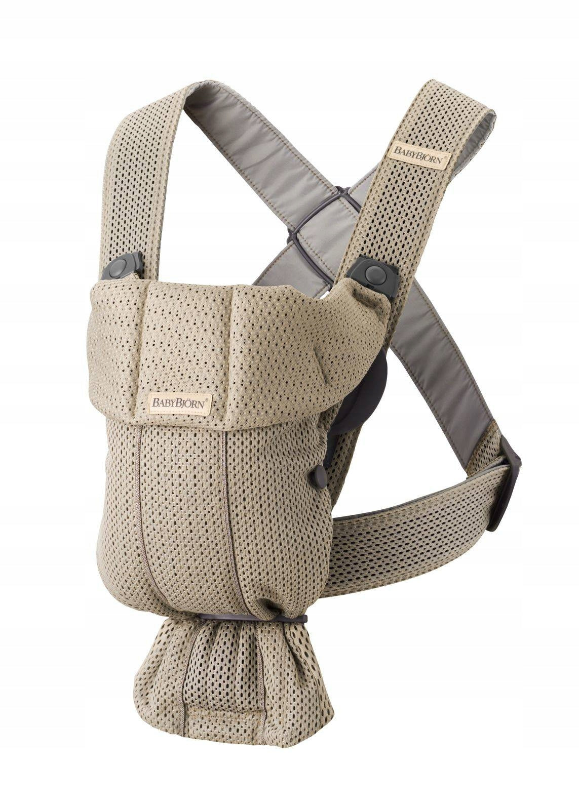 BABYBJORN Mini 3D Mesh Newborn Carrier Soft and Breathable Packaging status original
