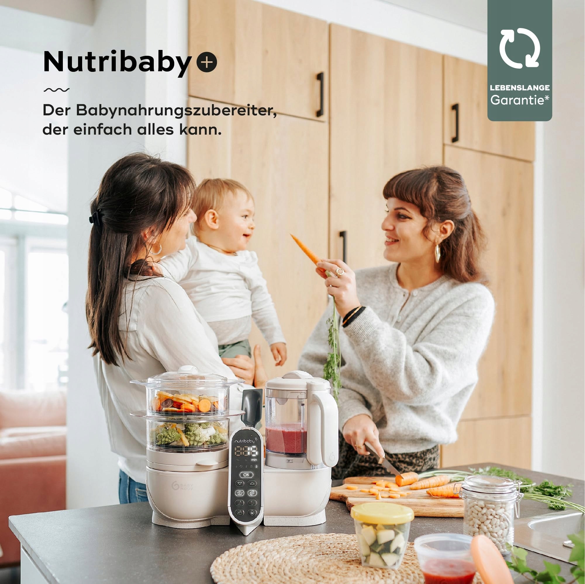 BABYMOOV Nutribaby Plus Mineral Beige Infant Food Processor 2200ml Brand no brand
