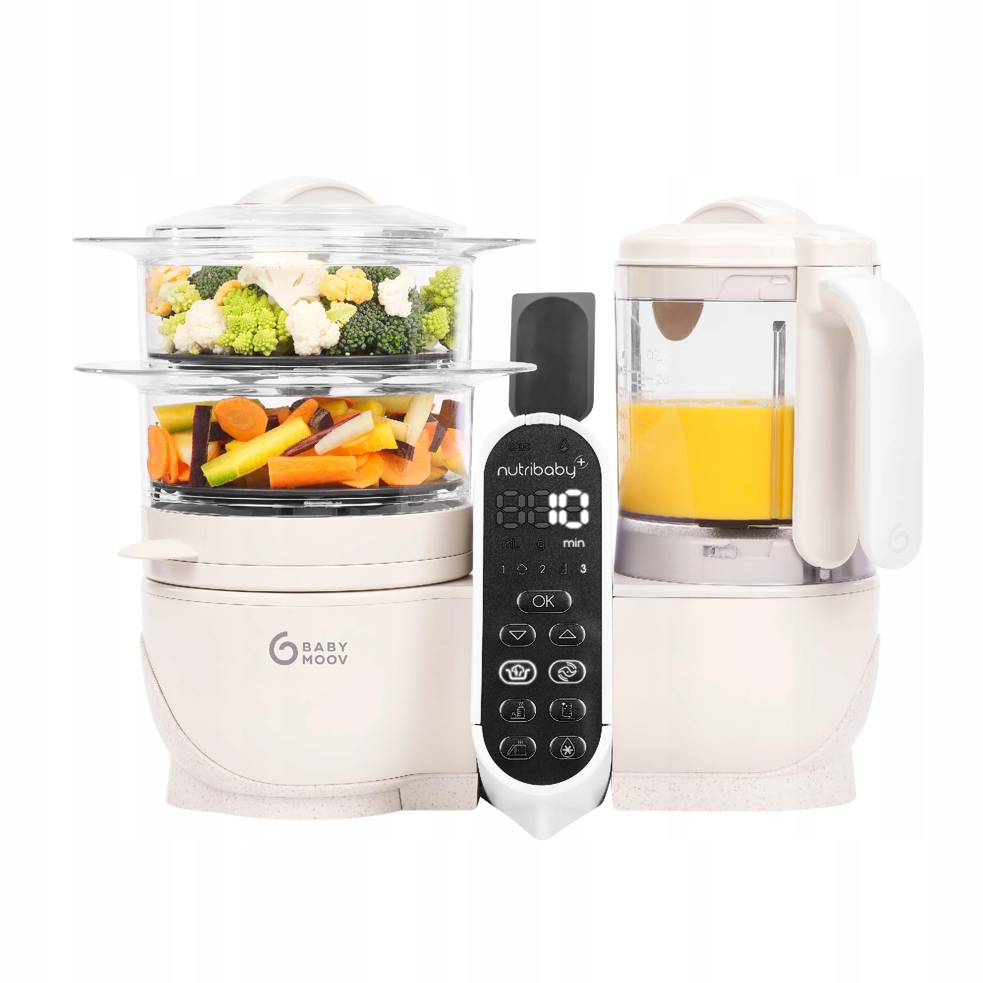 BABYMOOV Nutribaby Plus Mineral Beige Infant Food Processor 2200ml
