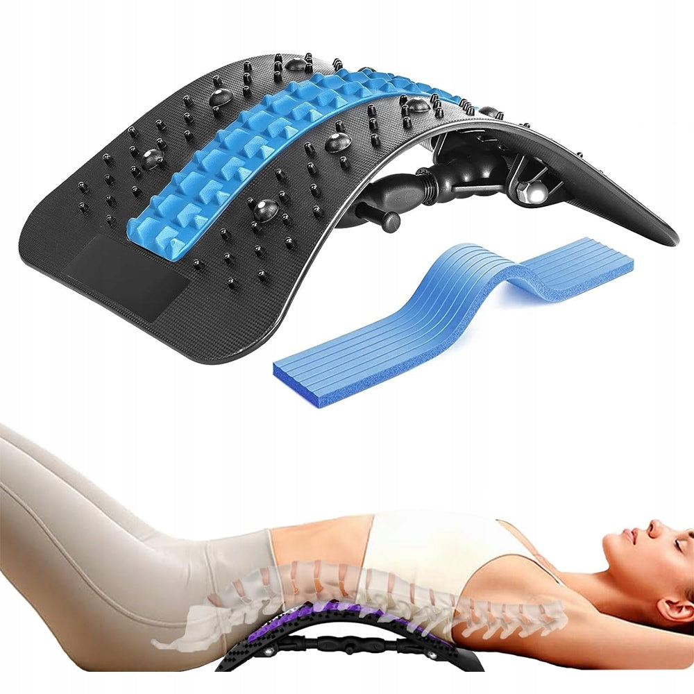 BACK STRETCHING DEVICE ADJUSTABLE MASSAGER Brand no brand
