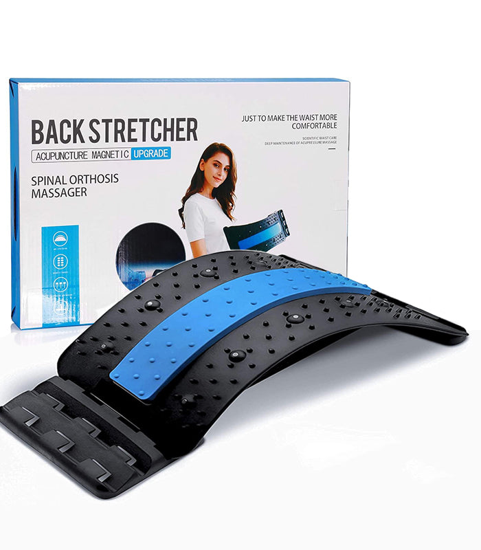 BACK STRETCHING DEVICE BACK PAIN MASSAGER WITH MAGNETS Packaging status original