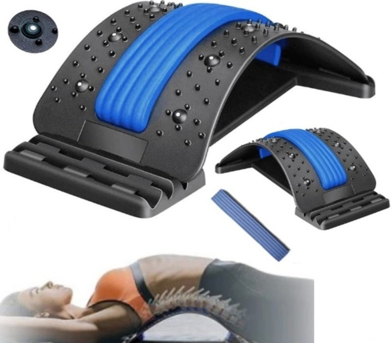 BACK STRETCHING DEVICE MASSAGER WITH MAGNETS